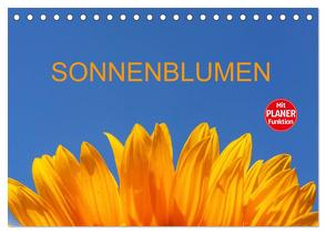 Sonnenblumen (Tischkalender 2024 DIN A5 quer), CALVENDO Monatskalender von Jäger,  Anette/Thomas