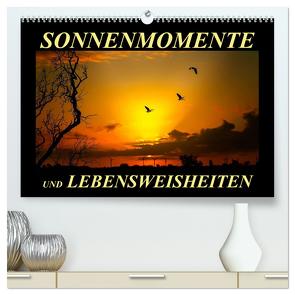 Sonnenmomente und Lebensweisheiten / Geburtstagskalender (hochwertiger Premium Wandkalender 2024 DIN A2 quer), Kunstdruck in Hochglanz von Roder,  Peter