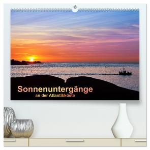Sonnenuntergänge an der Atlantikküste (hochwertiger Premium Wandkalender 2024 DIN A2 quer), Kunstdruck in Hochglanz von Benoît,  Etienne