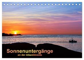 Sonnenuntergänge an der Atlantikküste (Tischkalender 2024 DIN A5 quer), CALVENDO Monatskalender von Benoît,  Etienne