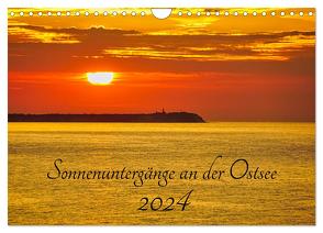 Sonnenuntergänge an der Ostsee (Wandkalender 2024 DIN A4 quer), CALVENDO Monatskalender von Rogalski,  Solveig