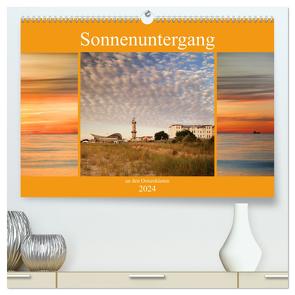 Sonnenuntergang an der Ostsee (hochwertiger Premium Wandkalender 2024 DIN A2 quer), Kunstdruck in Hochglanz von Deter,  Thomas