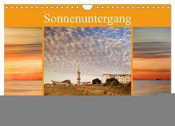 Sonnenuntergang an der Ostsee (Wandkalender 2024 DIN A4 quer), CALVENDO Monatskalender von Deter,  Thomas