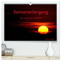 Sonnenuntergang (hochwertiger Premium Wandkalender 2024 DIN A2 quer), Kunstdruck in Hochglanz von Schmidt,  Sabine