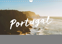 Sonnige Grüße aus Portugal (Wandkalender 2024 DIN A4 quer), CALVENDO Monatskalender von Monkey,  Happy
