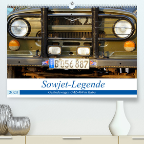 Sowjet-Legende – Der Geländewagen UAZ-469 in Kuba (Premium, hochwertiger DIN A2 Wandkalender 2023, Kunstdruck in Hochglanz) von von Loewis of Menar,  Henning