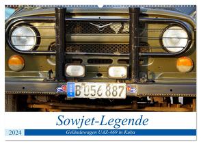 Sowjet-Legende – Der Geländewagen UAZ-469 in Kuba (Wandkalender 2024 DIN A2 quer), CALVENDO Monatskalender von von Loewis of Menar,  Henning