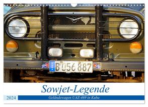 Sowjet-Legende – Der Geländewagen UAZ-469 in Kuba (Wandkalender 2024 DIN A3 quer), CALVENDO Monatskalender von von Loewis of Menar,  Henning