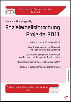 Sozialarbeitsforschung Projekte 2011 von Gumpinger,  Marianne