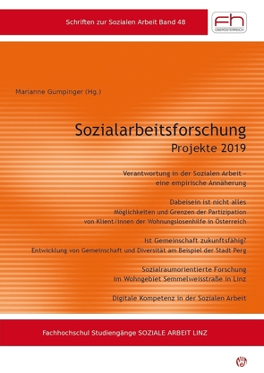 Sozialarbeitsforschung Projekte 2019 von Gumpinger,  Marianne