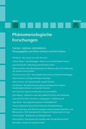 Soziale Erfahrung von Fonfara,  Dirk, Lembeck,  Karl-Heinz, Lohmar,  Dieter, Mertens,  Karl, Orth,  Ernst Wolfgang
