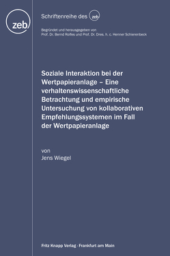 Soziale Interaktion bei der Wertpapieranlage von Wiegel,  Jens