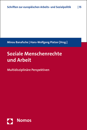 Soziale Menschenrechte und Arbeit von Banafsche,  Minou, Platzer,  Hans-Wolfgang