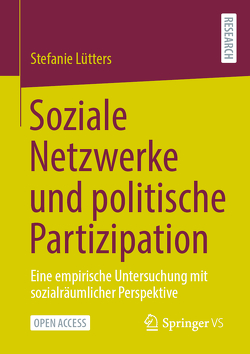 Soziale Netzwerke und politische Partizipation von Lütters,  Stefanie