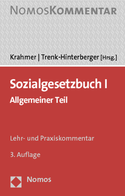 Sozialgesetzbuch I von Krahmer,  Utz, Trenk-Hinterberger,  Peter