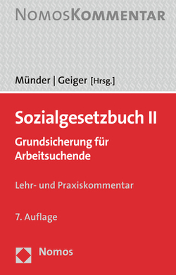 Sozialgesetzbuch II von Geiger,  Udo, Münder,  Johannes