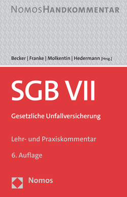 Sozialgesetzbuch VII: SGB VII von Becker,  Harald, Franke,  Edgar, Hedermann,  Denis, Molkentin,  Thomas