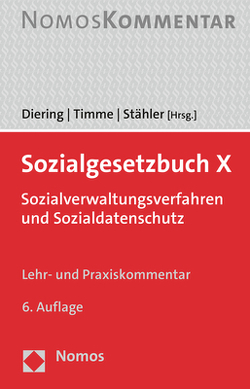 Sozialgesetzbuch X von Diering,  Björn, Stähler,  Thomas P., Timme,  Hinnerk