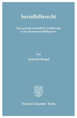 Sozialhilferecht. von Bürgel,  Heinrich