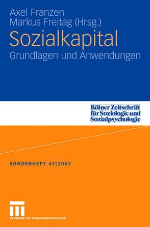 Sozialkapital von Franzen,  Axel, Freitag,  Markus