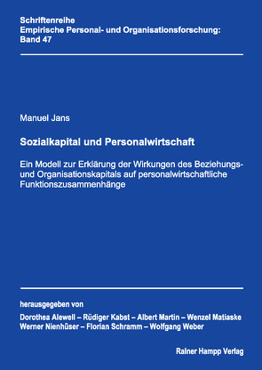 Sozialkapital und Personalwirtschaft von Jans,  Manuel