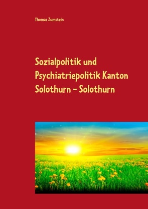 Sozialpolitik und Psychiatriepolitik Kanton Solothurn – Solothurn von Zumstein,  Thomas