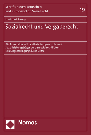 Sozialrecht und Vergaberecht von Lange,  Hartmut