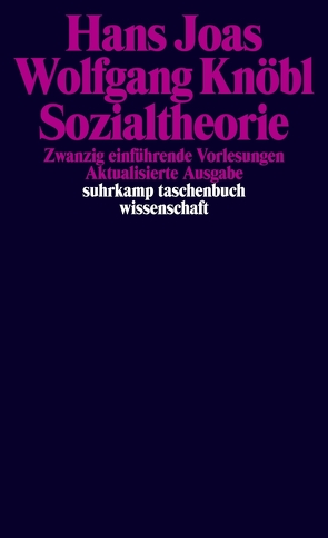 Sozialtheorie von Joas,  Hans, Knöbl,  Wolfgang
