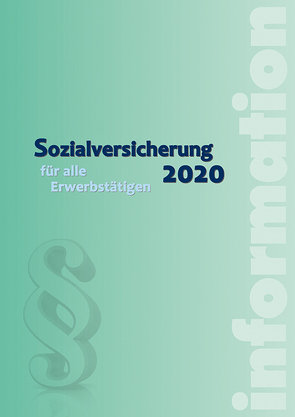Sozialversicherung 2020 von Höfer,  Alexander, Seidl,  Wolfgang, Tschuffer,  Paul