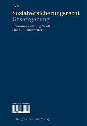 Sozialversicherungsrecht – Gesetzgebung EL 60 von Imhof,  Tristan