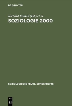 Soziologie 2000 von Jauß,  Claudia, Münch,  Richard, Stark,  Carsten