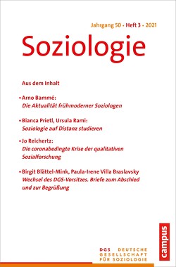 Soziologie 3/2021 von Baecker,  Dirk, Nissen,  Sylke