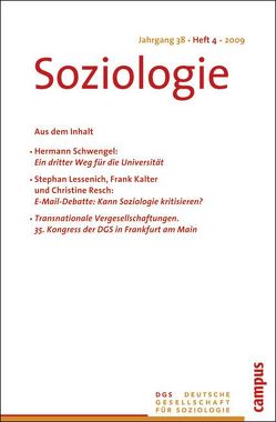 Soziologie 4.2009 von Vobruba,  Georg