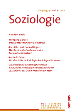 Soziologie 2.2010 von Vobruba,  Georg