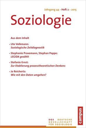 Soziologie 2.2015 von Vobruba,  Georg