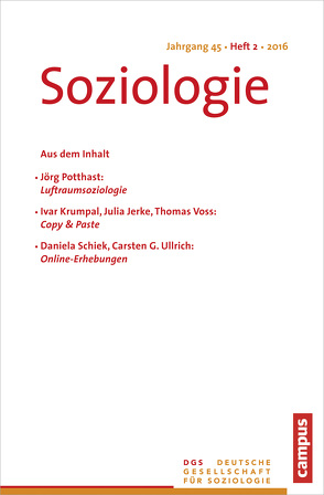 Soziologie 2.2016 von Vobruba,  Georg