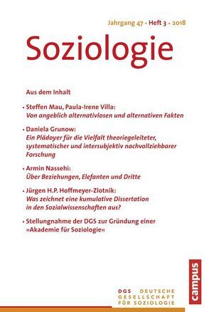 Soziologie 3.2018 von Farzin,  Sina