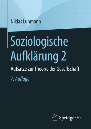 Soziologische Aufklärung 2 von Luhmann,  Niklas