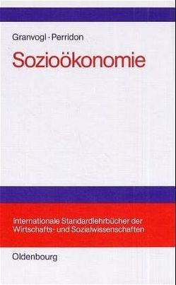 Sozioökonomie von Granvogl,  Heinz, Perridon,  Louis