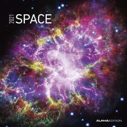 Space 2021 – Broschürenkalender 30×30 cm (30×60 geöffnet) – Bild-Kalender – Wandplaner – mit Platz für Notizen – Alpha Edition