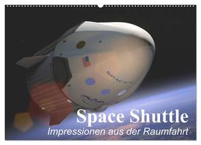 Space Shuttle. Impressionen aus der Raumfahrt (Wandkalender 2024 DIN A2 quer), CALVENDO Monatskalender von Stanzer,  Elisabeth