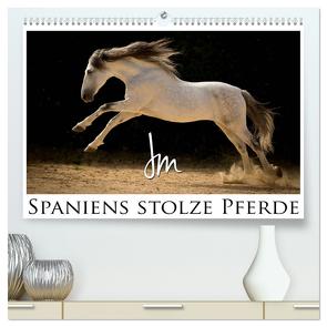 Spaniens stolze Pferde (hochwertiger Premium Wandkalender 2024 DIN A2 quer), Kunstdruck in Hochglanz von Moll,  Julia