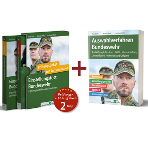 Sparpaket – Einstellungstest + Auswahlverfahren Bundeswehr von Guth,  Kurt, Mery,  Marcus, Mohr,  Andreas