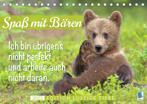 Spaß mit Bären: Edition lustige Tiere (Tischkalender 2023 DIN A5 quer) von CALVENDO