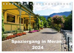 Spaziergang in Meran (Tischkalender 2024 DIN A5 quer), CALVENDO Monatskalender von Schmidt,  Sergej