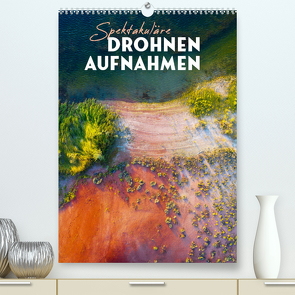 Spektakuläre Drohnenaufnahmen (Premium, hochwertiger DIN A2 Wandkalender 2024, Kunstdruck in Hochglanz) von Monkey,  Happy