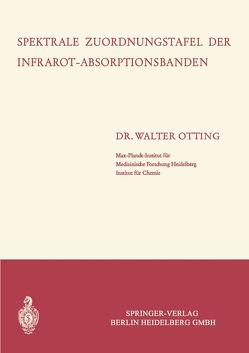 Spektrale Zuordnungstafel der Infrarot-Absorptionsbanden von Otting,  Walter