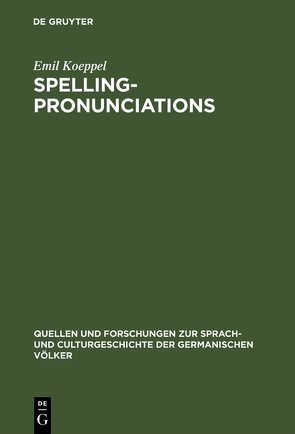 Spelling-pronunciations von Koeppel,  Emil