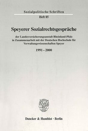 Speyerer Sozialrechtsgespräche