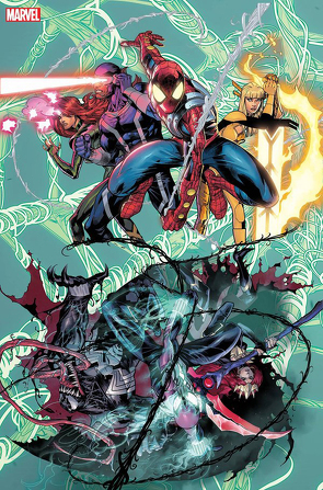 Spider-Man und die X-Men: Dark Web von Kubert,  Adam, Wells,  Zeb